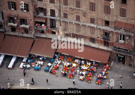 Piazza del Campo in Siena, Italy Stock Photo