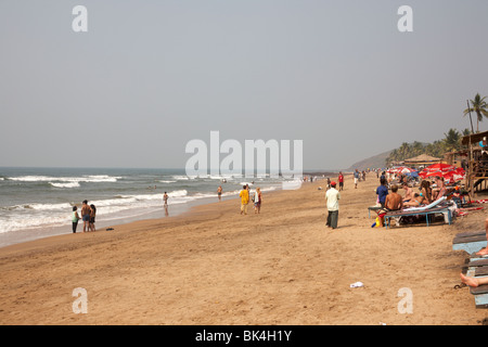 Anjuna beach Goa India Stock Photo