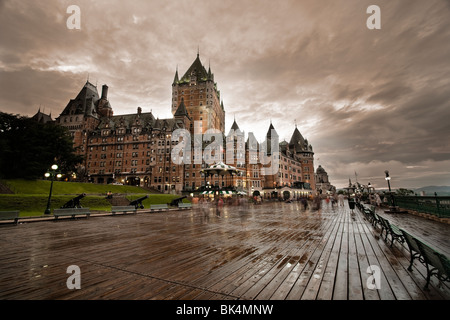 Canada, Quebec City, Chateau Frontenac Stock Photo