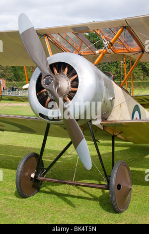 Sopwith Pup WWI biplane fighter preserved in flying condition by the Shuttleworth Trust at Old Warden, Bedfordshire, UK Stock Photo