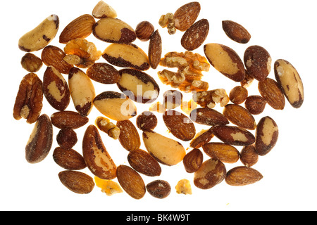 Pile of mixed nuts Stock Photo