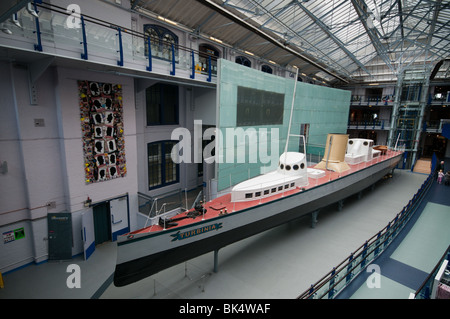 Turbinia on display at the Discovery Center, Newcastle upon Tyne Stock Photo