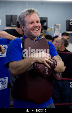 Freddie Roach On Media Day March 2010 Stock Photo