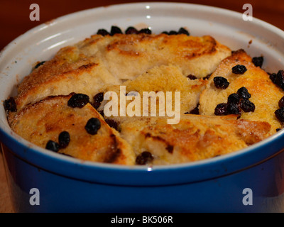 Bread and butter pudding Stock Photo