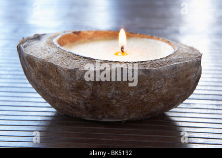 Close-up of Candle Stock Photo
