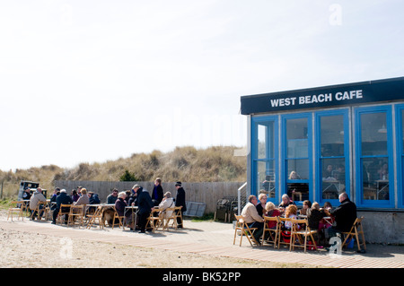 café West Beach Littlehampton Stock Photo