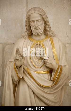 Jesus's sacred heart, Auxerre, Yonne, Burgundy, France, Europe Stock Photo
