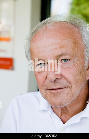 Close-up Portrait of Man Stock Photo