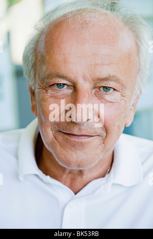 Close-up Portrait of Man Stock Photo