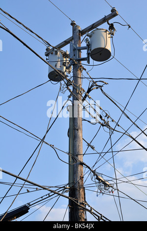 Utility Pole Stock Photo