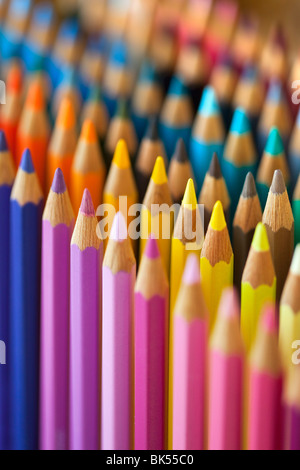 Cloured Pencils Stock Photo