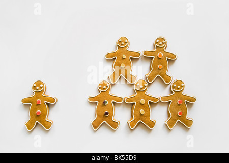 Gingerbread Men Stock Photo