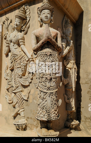 Wat Phra Singh buddhist temple in Chiang Mai, Thailand, Southeast Asia Stock Photo