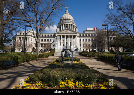 State Capitol Building, Jackson, Mississippi Stock Photo