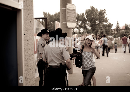 Scene from the Calgary Stampede Stock Photo