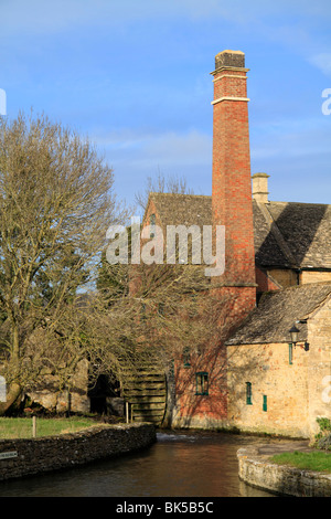 The Mill and Water Wheel Stock Photo