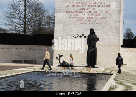 US military cemetery and memorial Margraten near Maastricht, Netherlands Stock Photo