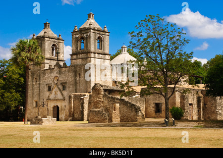 Mission Concepcion, San Antonio, Texas, United States of America, North America Stock Photo