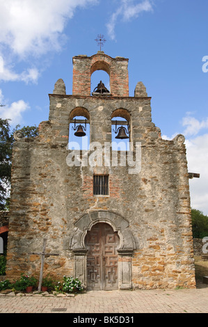 Mission Espada, San Antonio, Texas, United States of America, North America Stock Photo