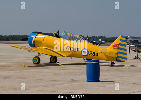 A nice looking static display aircraft at the Great State of Maine Airshow in 2008 Stock Photo