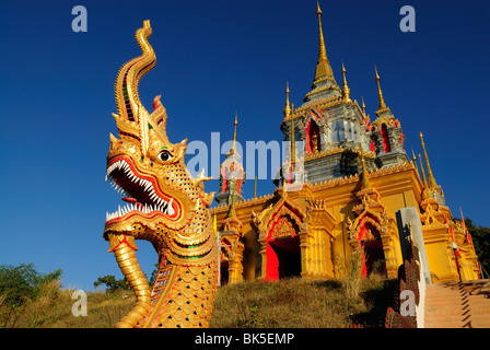 Buddhist temple near Chiang Mai, Thailand, Southeast Asia Stock Photo