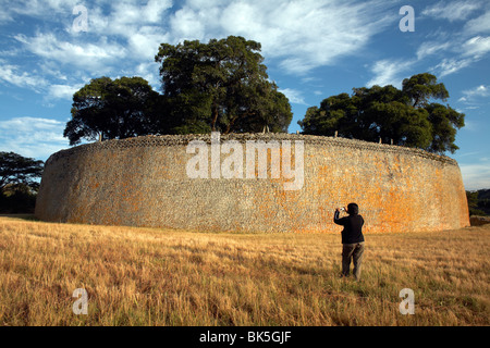 The ancient ruins of Great Zimbabwe, UNESCO World Heritage Site, Zimbabwe, Africa Stock Photo