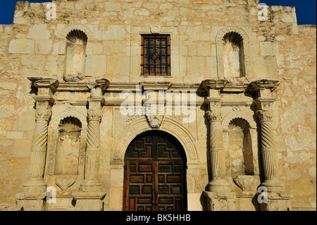 San Antonio de Valero in downtown of San Antonio, Texas Stock Photo