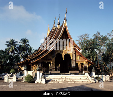 Wat Xieng Thong, Buddhist temple , Luang Prabang, UNESCO World Heritage Site, Laos Stock Photo