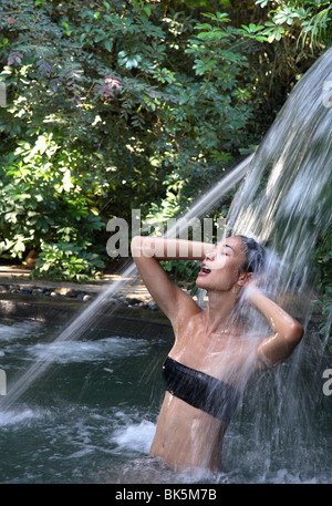 Hot Spring Pool with hydrotherapy at the Brilliant Resort and Spa in Kunming, Yunnan Province, China, Asia Stock Photo