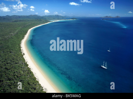 White Haven beach, Whitsunday Island, Queensland, Australia, Pacific Stock Photo