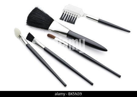 Set of small manicure brushes Stock Photo