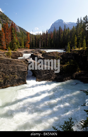 Natural Bridge on the Kicking Horse River, Yoho National Park, British Columbia, Canada Stock Photo