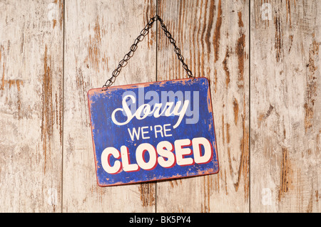 Closed Sign Stock Photo
