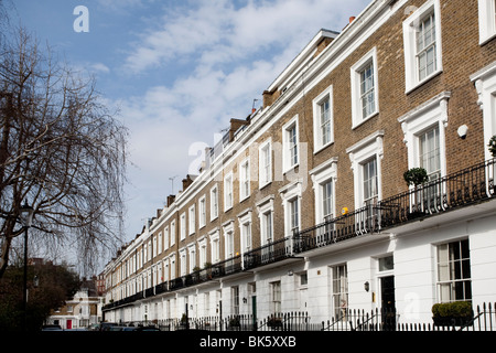 Georgian house fronts. Markham Square, Chelsea, London, England, UK ...