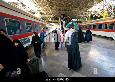 Tehran Central Railway Station in Tehran Iran Stock Photo