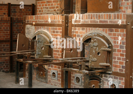 Crematorium at Dachau concentration camp, Dachau, Bavaria, Germany, Europe Stock Photo