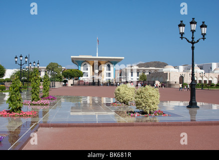 Al Alam Palace, Muscat, Oman Stock Photo