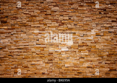 Old handcraft wall background, great for wallpapers, architecture or construction themes Stock Photo