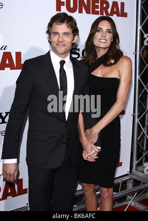 JAMES MARSDEN LISA LINDE DEATH AT A FUNERAL WORLD PREMIERE HOLLYWOOD LOS ANGELES CA 12 April 2010 Stock Photo