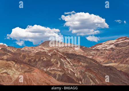 Artist's Palette Mountains in Death Valley National Park, CA Stock Photo