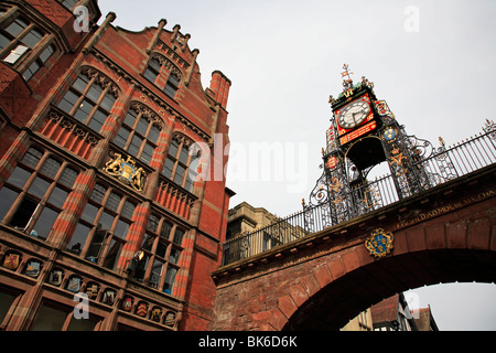 lock Tower Eastgate Street Chester City England UK United Kingdom EU European Union Europe Stock Photo