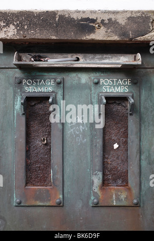 stamp holder, An awesome vintage metal stamp dispenser and …