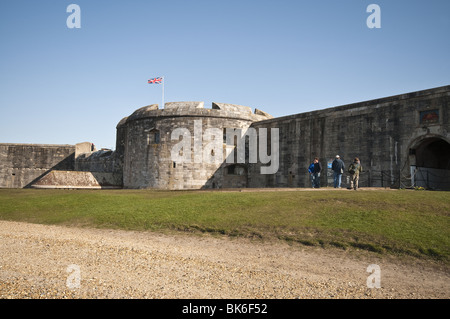 Hurst Castle near Milford on Sea, Hampshire, England, UK Stock Photo