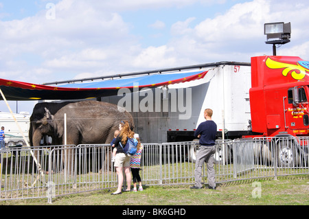 Kelly Miller circus Stock Photo