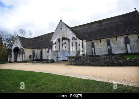 Tithe Barn at Bradford on Avon built in the early 14th century belonging to Shaftesbury abbey Stock Photo