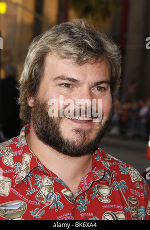 JACK BLACK IRON MAN LOS ANGELES PREMIERE GRAUMANS CHINESE HOLLYWOOD LOS ANGELES USA 30 April 2008 Stock Photo