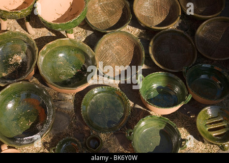 Mexico, Oaxaca, Etla, pottery in the market Stock Photo