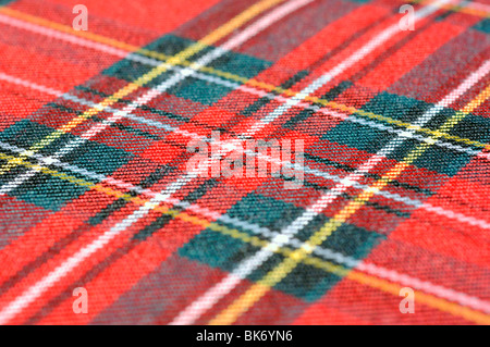 Plaid fabric Stock Photo