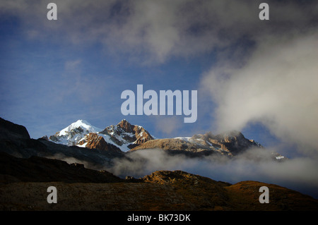 Scene from the Cordillera Real in Bolivia. Stock Photo