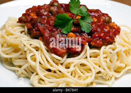 Spaghetti bolognese, traditional italian food Stock Photo